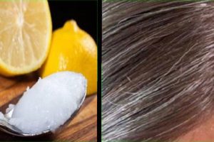 Turn Gray Hair Back To Natural Color With This Coconut Oil And Lemon Mixture
