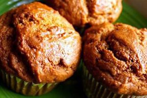 Delicious Anti-Inflammatory Coconut And Sweet Potato Muffins With Ginger, Cinnamon And Maple Syrup