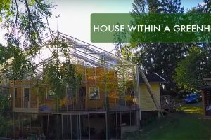 Couple Builds Greenhouse Around House To Grow Food And Stay Warm