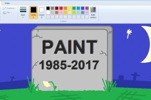 Microsoft Signals End Of Legacy Paint Program