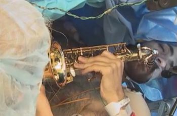 Music Teacher Plays Saxophone While In Brain Surgery