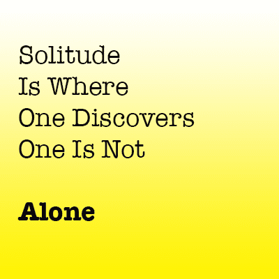 solitude quote