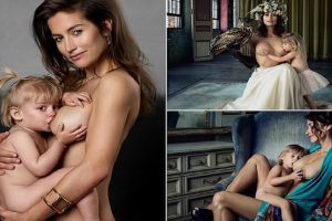 Woman Hits Out At Breastfeeding Shamers By Nursing While Naked