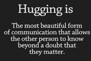 hugging most beautiful communication