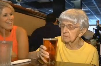 The Secret To Long Life Is Drinking Beer Says 102-Year-Old Woman
