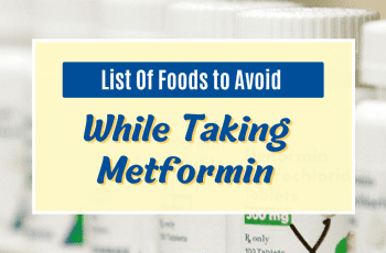 Foods to avoid while taking metformin