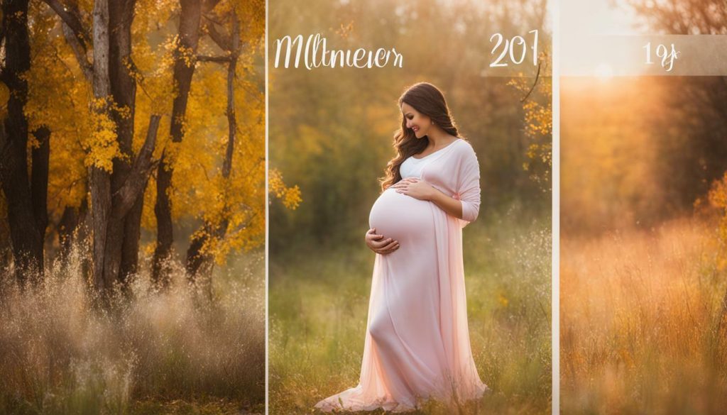 maternity photoshoot schedule