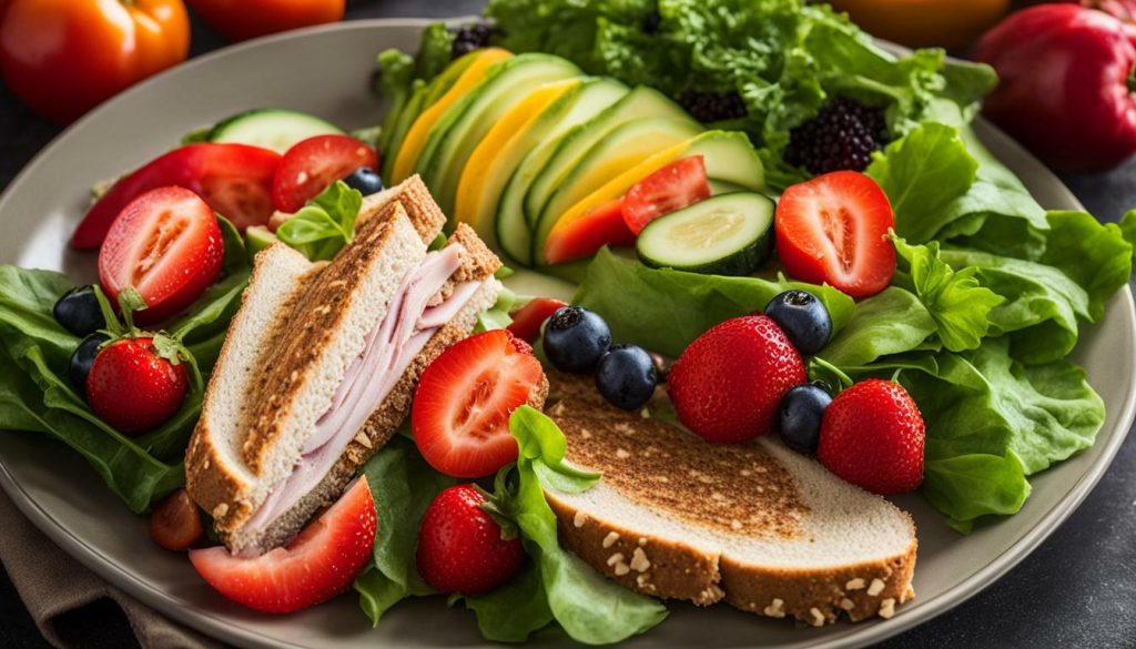nutritional value of turkey sandwiches