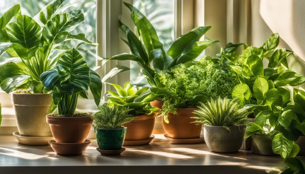 Air-cleaning houseplants
