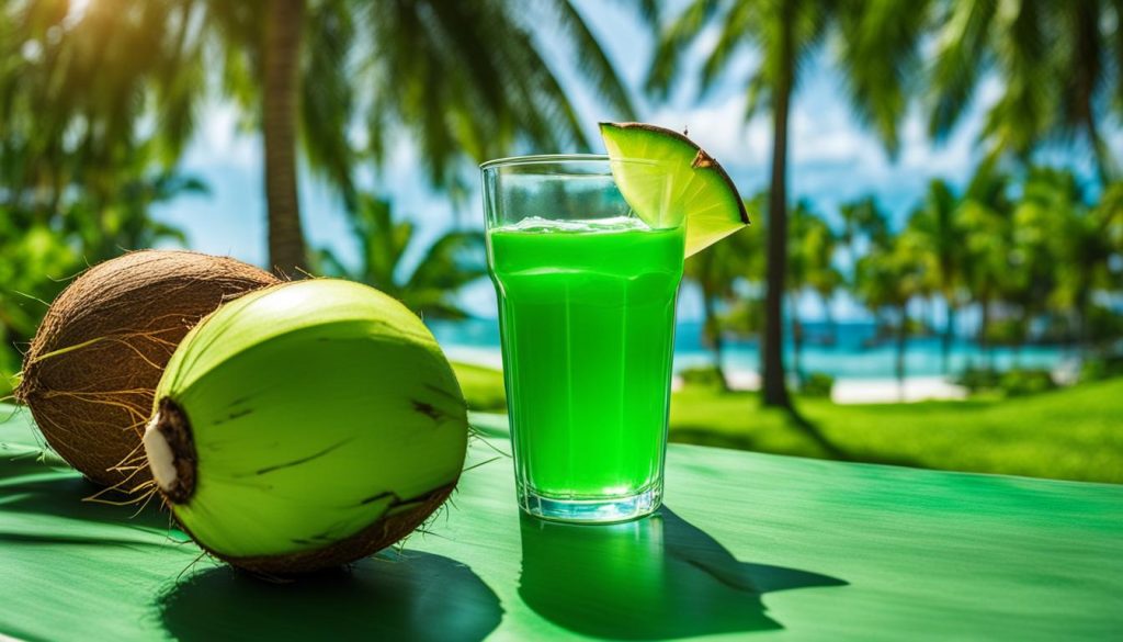 benefits of drinking green coconut water