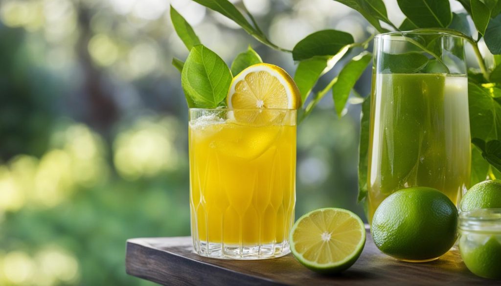 homemade turmeric lemonade