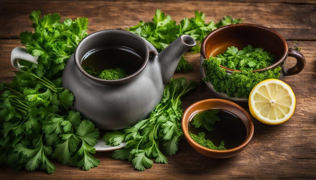 parsley tea recipe
