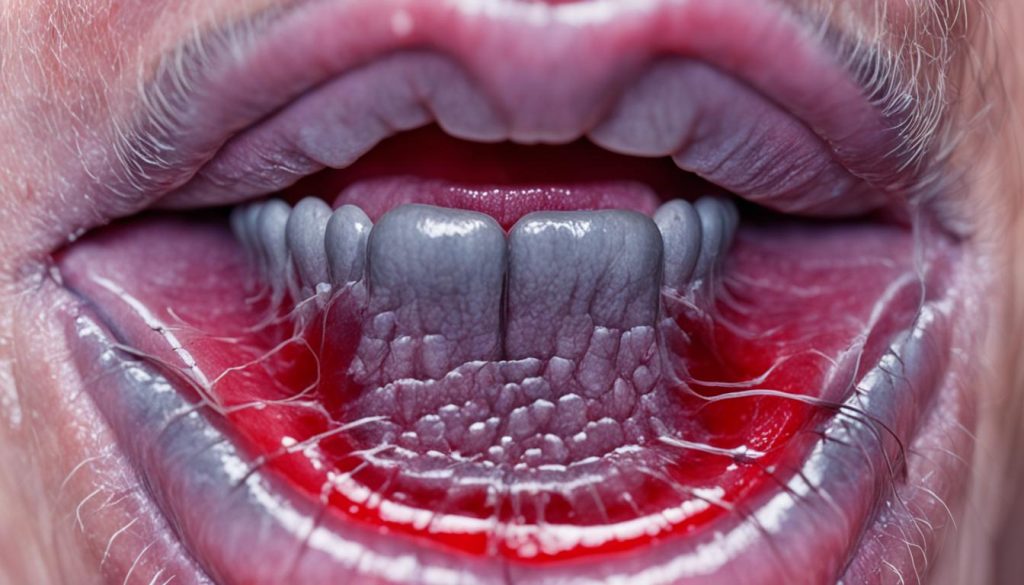 gray tongue